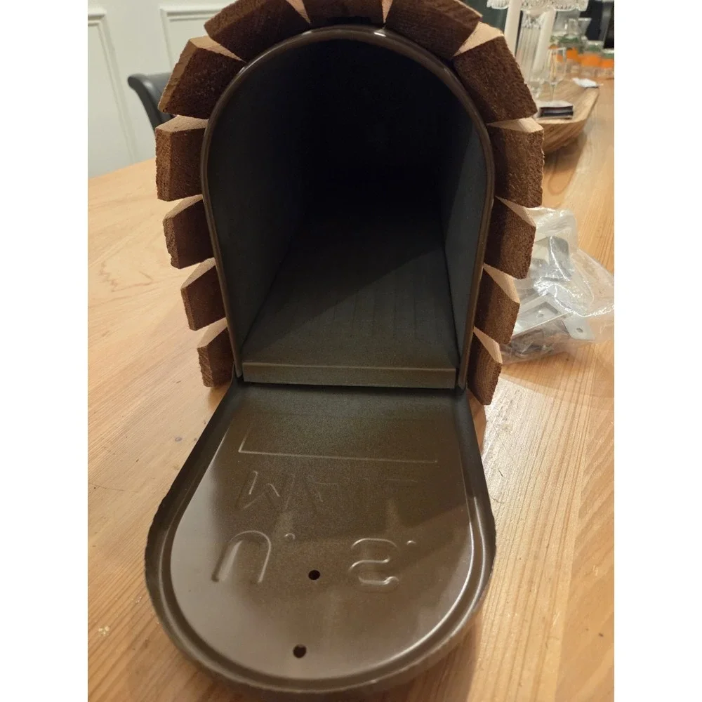 New Cedar Wrapped Mailbox
